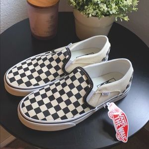 Black & White Checkered Vans